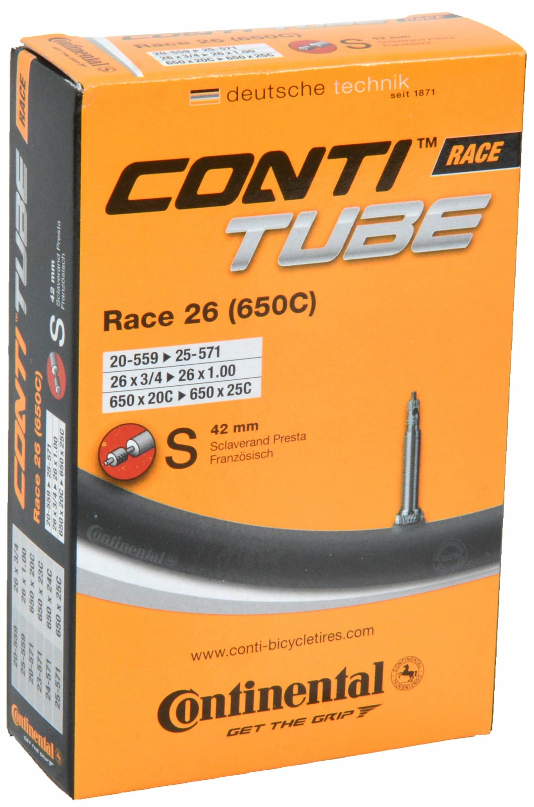 Continental Chambre à Air Race 26 S42 3 Continental Chambre à Air Race 26 S42