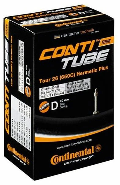 Continental Chambre à Air Tour 28 Hermetic Plus D40 3 Continental Chambre à Air Tour 28 Hermetic Plus D40