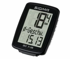 SIGMA BC 7.16 Ordinateur De Vélo (filaire)