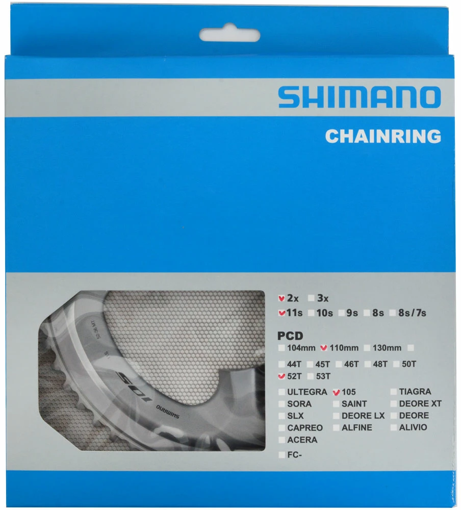 Shimano Plateau Pour FC-R7000 52/36 Dents 6 Shimano Plateau Pour FC-R7000 52/36 Dents – Image 4