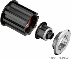 Dt-swiss Kit De Conversion Corps De Roue Libre CAMPAGNOLO 3 Cliquets/cliquet -vélo de route 1800 3 Klinken