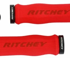 RITCHEY Poignées WCS Ergo Locking Truegrip Rouges -vélo de route 38450837004 1