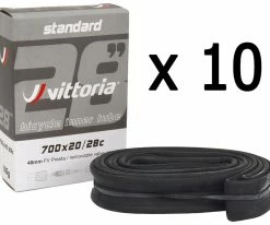 Vittoria Chambre à Air Standard 700x20/28C SV 60mm (10 Pièces)
