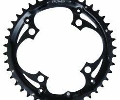TRUVATIV Plateau VTT 42 D 104mm Acier Noir
