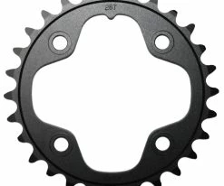 TRUVATIV Chainring MTB 28T 2x10 80mm Black