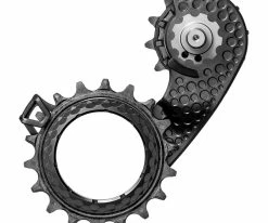 Chape De Dérailleur Arrière ABSOLUTE BLACK Hollowcage SHIMANO 9200 Carbone Noire