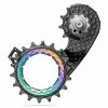Chape De Dérailleur Arrière ABSOLUTE BLACK Hollowcage SHIMANO 9200 Carbone Arc En Ciel