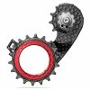 Chape De Dérailleur Arrière ABSOLUTE BLACK Hollowcage SHIMANO 9200 Carbone Rouge -vélo de route 720788 zoom