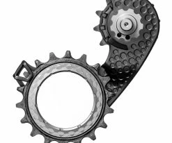 Chape De Dérailleur Arrière ABSOLUTE BLACK Hollowcage SHIMANO 9200 Carbone Titane