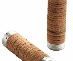 BROOKS Plump Leather Grips Poignées De Guidon En Cuir Véritable