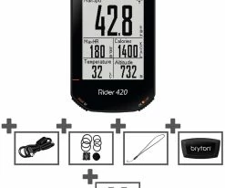 BRYTON Ordinateur De Vélo GPS Rider 420 T