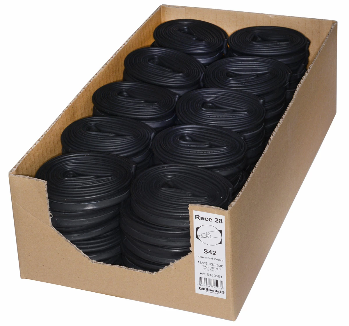 Continental Chambre à Air Race 28 S42 (50 Sans Emballage Individuel) 3 Continental Chambre à Air Race 28 S42 (50 Sans Emballage Individuel)