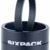 Sixpack Racing Menace Spacer Set 1 1/8" 2 Sixpack Racing Menace Spacer Set 1 1/8" -vélo de route 992000 sixpack spacer menace black 03