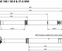 BikeYoke Tige De Selle Divine 30,9 Vario -vélo de route BikeYoke Ma C3 9Fe Divine160DQtTSQtGXRJdX