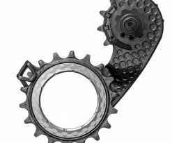 Chape De Dérailleur Arrière ABSOLUTE BLACK Hollowcage SHIMANO Ultegra 8100 Carbone Titane