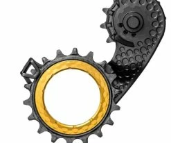 Chape De Dérailleur Arrière ABSOLUTE BLACK Hollowcage SHIMANO 9100/8000 Carbone Or