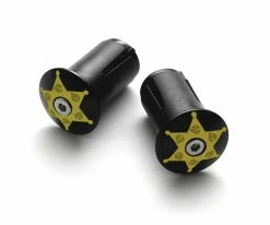 Cinelli Embouts De Guidon + Extenseurs 13 Cinelli Embouts De Guidon + Extenseurs -vélo de route Cinelli Lenkerendstopfen Sheriff 70800044