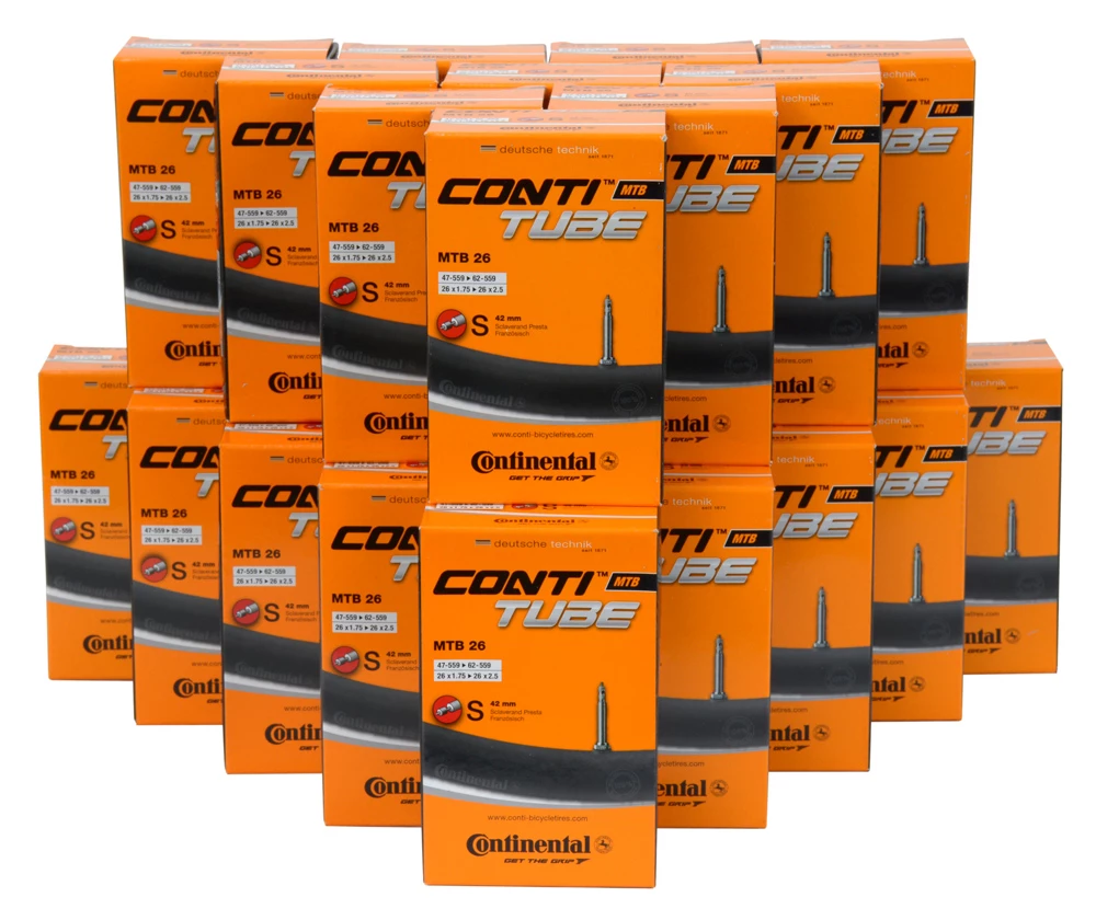 Continental Chambre à Air MTB 26 S42 (25 Pièces) 3 Continental Chambre à Air MTB 26 S42 (25 Pièces)