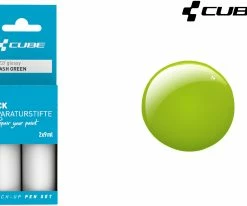 Cube Set De Stylos De Réparation De Peinture FLASH GREEN -vélo de route Cube Lackreparaturstift Set FLASH GREEN 2222