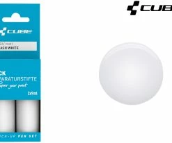 Cube Set De Stylos De Réparation De Peinture FLASH WHITE -vélo de route Cube Lackreparaturstift Set FLASH WHITE 2124ANbqjAuN92yQx