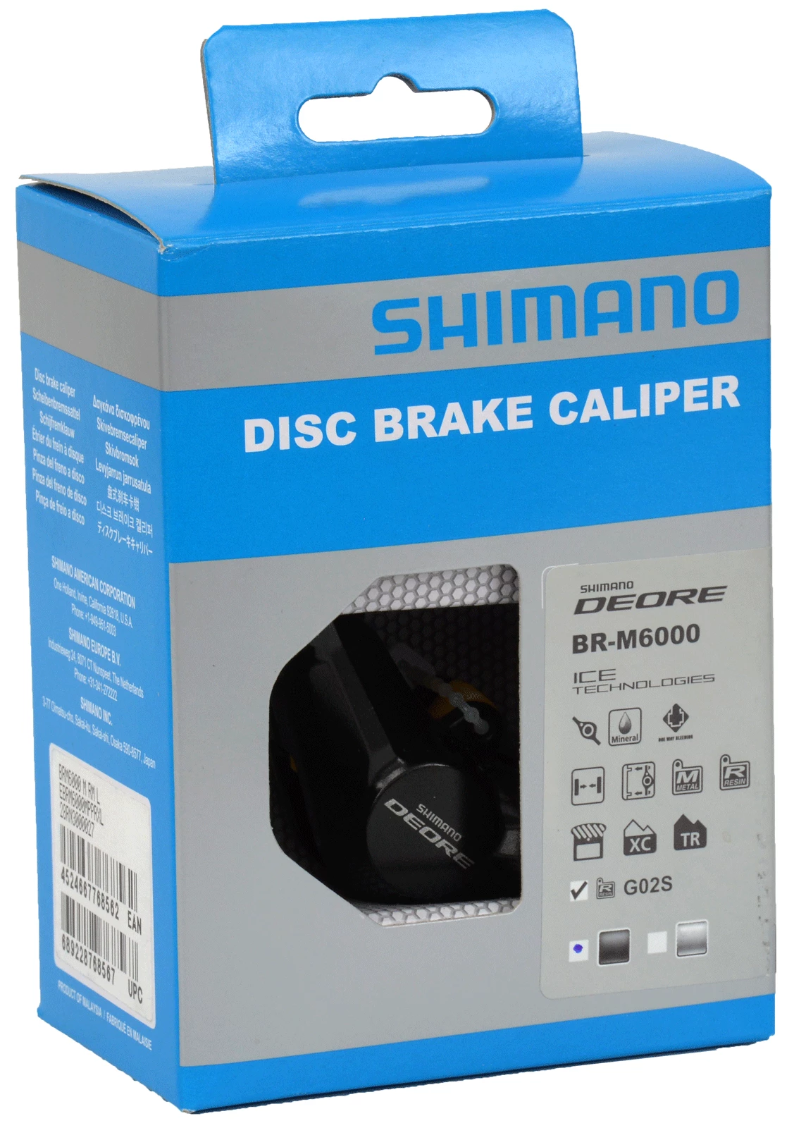 Shimano DEORE BR-M6000 Post-Mount G02S Étrier De Frein 5 Shimano DEORE BR-M6000 Post-Mount G02S Étrier De Frein – Image 3
