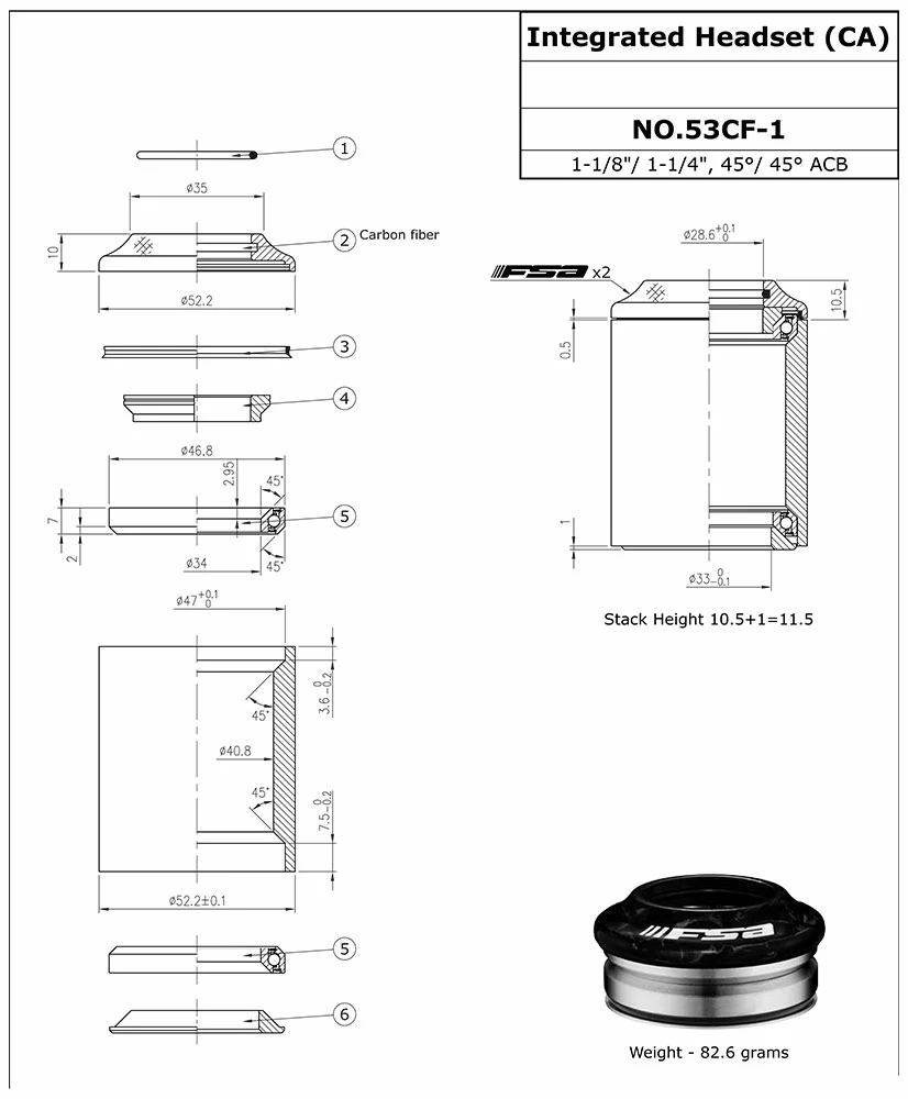 FSA NO.53 Jeu De Direction 4 FSA NO.53 Jeu De Direction – Image 2