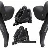 Shimano GRX BL/ST-RX600+BR-RX400 Kit De Freins à Disque 1x11 Vitesses -vélo de route GRX BLST RX600 BR RX400 1x11 fach Scheibenbremsen Set