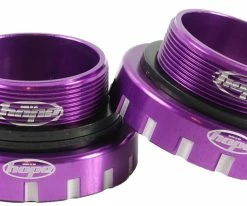 HOPE Stainless Bottom Bracket 68/73/83mm For 30mm Axle 12 HOPE Stainless Bottom Bracket 68/73/83mm For 30mm Axle -vélo de route Hope Edelstahl Innenlager lila BBSS30PU