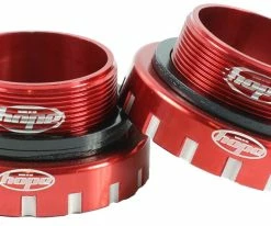 HOPE Stainless Bottom Bracket 68/73/83mm For 30mm Axle 11 HOPE Stainless Bottom Bracket 68/73/83mm For 30mm Axle -vélo de route Hope Edelstahl Innenlager rot BBSS30R