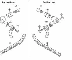 Shimano Changement De Vitesse DURA ACE SL-BS79 2/3x10 Vitesses à La Tête Du Guidon 5 Shimano Changement De Vitesse DURA ACE SL-BS79 2/3x10 Vitesses à La Tête Du Guidon -vélo de route ISLBS79H1 4524667317722ShimanoDURAACESL BS77 2 3x10 fachLenkerendschalthebel Explosionszeichnung