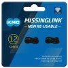 KMC Fermeture De Chaîne X12 DLC MissingLink 2 KMC Fermeture De Chaîne X12 DLC MissingLink -vélo de route KMC X12 DLC MissingLink Kettenverschluss C12DLCNR0 01