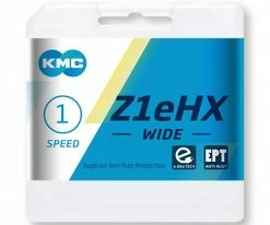 KMC Chaîne à Simple Vitesse Z1eHX EPT Wide