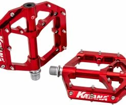 Katana Pédales à Plateforme E-Blade -vélo de route Katana E Blade Plattformpedale red 10294