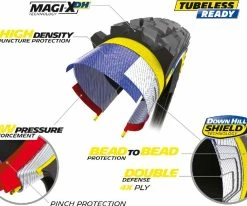 Michelin Wild Enduro Arrière MAGI-X-DH Racing Line 29" Pneu Pliable 7 Michelin Wild Enduro Arrière MAGI-X-DH Racing Line 29" Pneu Pliable -vélo de route Michelin 661840 Wild Enduro Rear MAGI X DH Racing Line 29 Faltreifen 3