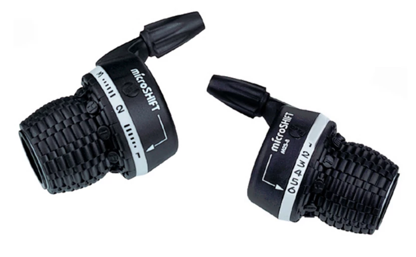 MICROSHIFT Set De Poignées Tournantes 3x6 Vitesses MS25-6 3 MICROSHIFT Set De Poignées Tournantes 3x6 Vitesses MS25-6