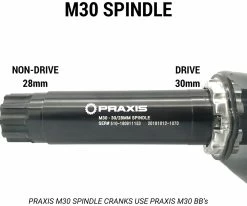 Praxis Works T47 M30 Road/MTB Bottom Bracket 5 Praxis Works T47 M30 Road/MTB Bottom Bracket -vélo de route Praxis Works T47 M30 Innenlager 47 0000 2
