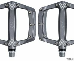 RFR Pédales Plates Flat SL -vélo de route RFR Flat SL Plattformpedale titanium silver14119 a
