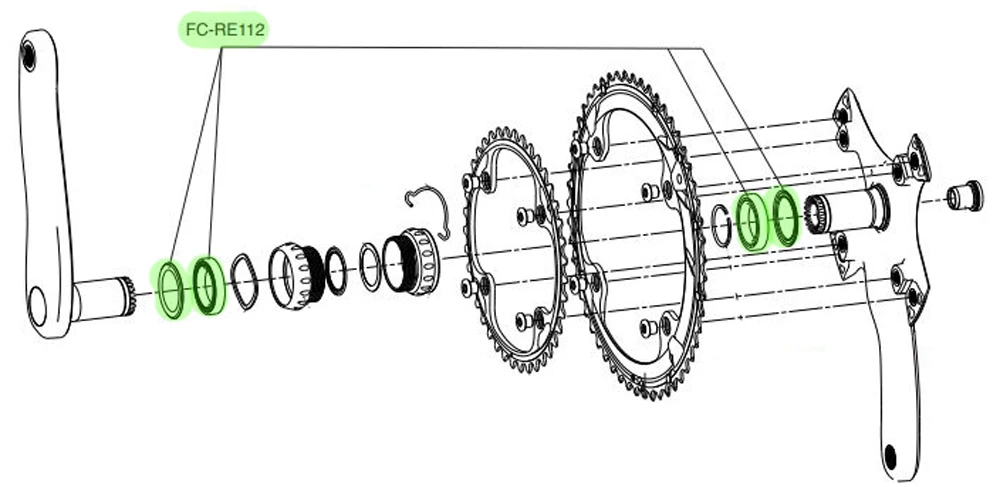 Campagnolo® Roulement à Billes à Gorge Profonde Et Bague D'étanchéité 4 Campagnolo® Roulement à Billes à Gorge Profonde Et Bague D'étanchéité – Image 2