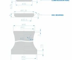 RITCHEY Jeu De Direction Comp Drop-In Tapered 5.15mm -vélo de route Ritchey CompDrop 33030817004 03