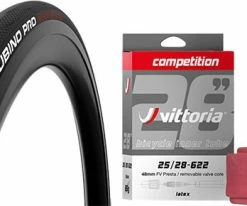 Vittoria Rubino Pro IV 25-622 G2.0 Set De 2 Pneus + Competition Latex 25/28