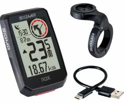 SIGMA ROX 2.0 Compteur Velo GPS Top Mount Set -vélo de route SIGMA ROX 2 0 black Top Mount 01053 04