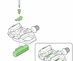 Shimano SM-PD65 Kit De Réflecteurs -vélo de route SM PD65 Reflektor Set Y40R98110 b