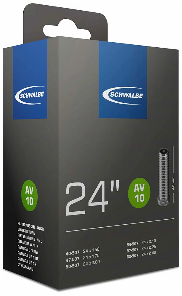 Schwalbe Tuyau AV 10 Pour 24 3 Schwalbe Tuyau AV 10 Pour 24