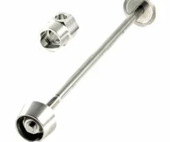 Pitlock Set 04 Sécurité Pour Roue Avant 130mm 6 Pitlock Set 04 Sécurité Pour Roue Avant 130mm -vélo de route Set 04 Silver