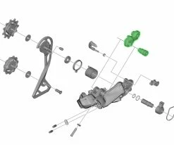 Shimano Unité D'axe Pour Support De Dérailleur RD-RX805 -vélo de route Shimano Achseinheit fur RD RX805 Y3FC98010 a