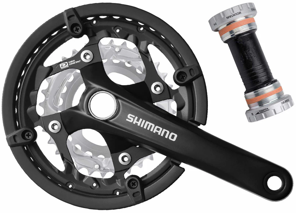Shimano FC-T551 Manivelle 3x10 Vitesses 44/32/24 3 Shimano FC-T551 Manivelle 3x10 Vitesses 44/32/24