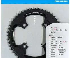 Shimano FC-T8000 Plateau 48T Pour Garde-Chaîne