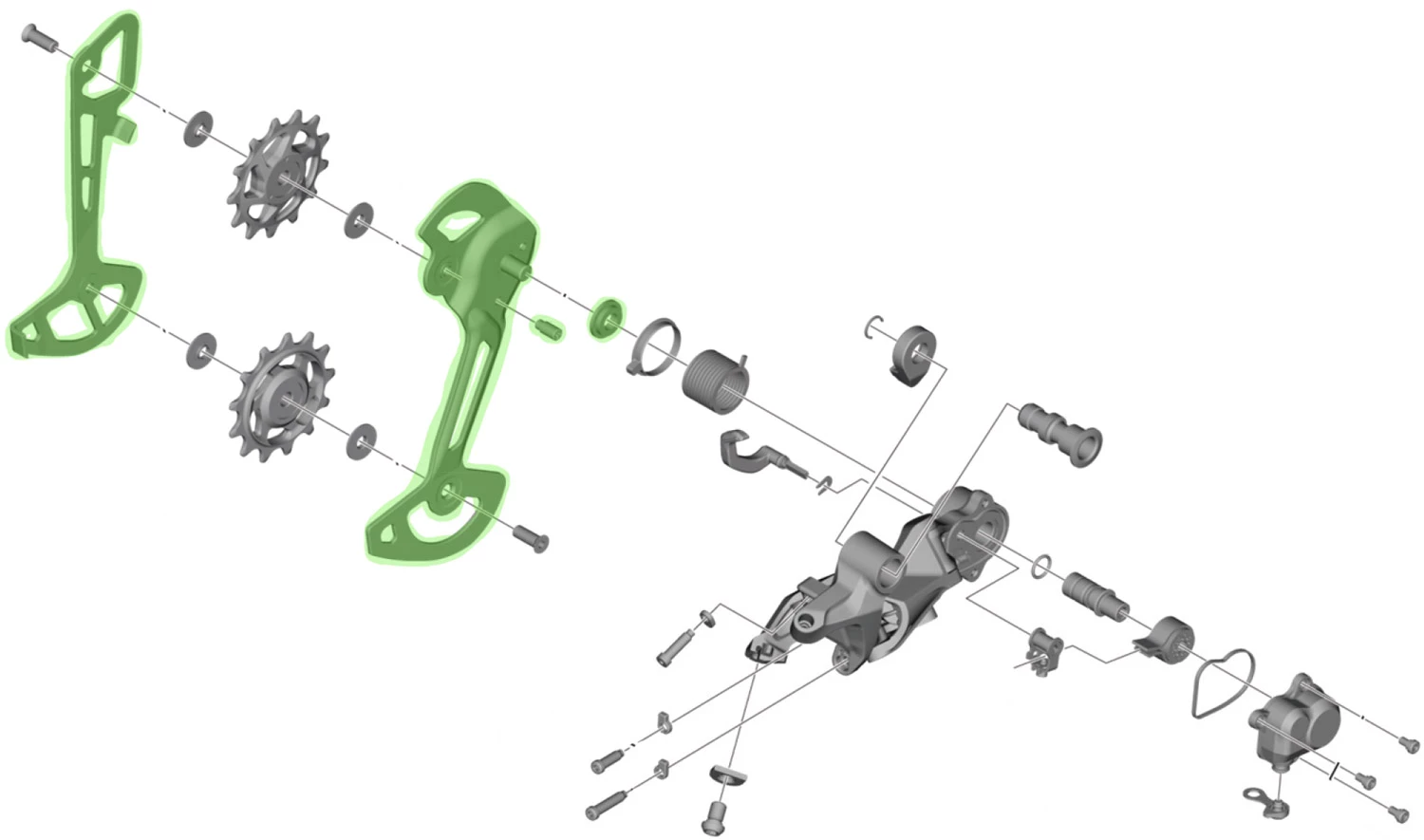 Shimano Guide-chaîne Pour RD-M8120/M7120 SGS 7 Shimano Guide-chaîne Pour RD-M8120/M7120 SGS – Image 5