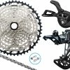 Shimano SLX M7100 Kit De Mise à Niveau 1x12 Vitesses 10-51 I-Spec EV -vélo de route Shimano SLX M7100 1x12 fach Upgrade Kit 10 51 I Spec EV 20092891