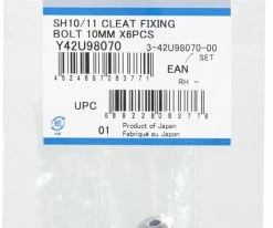 Shimano Vis De Plaque De Chaussure M5 X 10mm Pour SM-SH10/11/12 -vélo de route Shimano Schuhplatten Schrauben M5 x 10mm Y42U98070 b